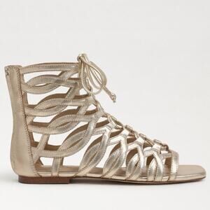 Sam Edelman Lara Lace Up Caged Gladiator Sandals Size 7 New